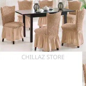 6pcs Elastic Dining Chair Covers.
