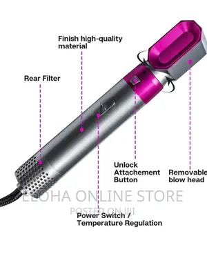 5 in 1 Hair Dryer Curler Hair Hot Air Styles
