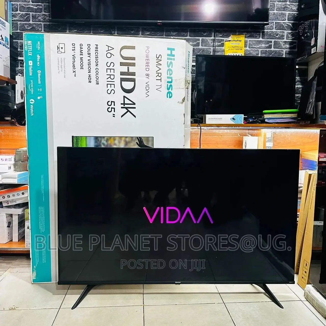 HISENSE 55inch UHD Smart TVS \\ VIDAA O.S \\ 55A6H