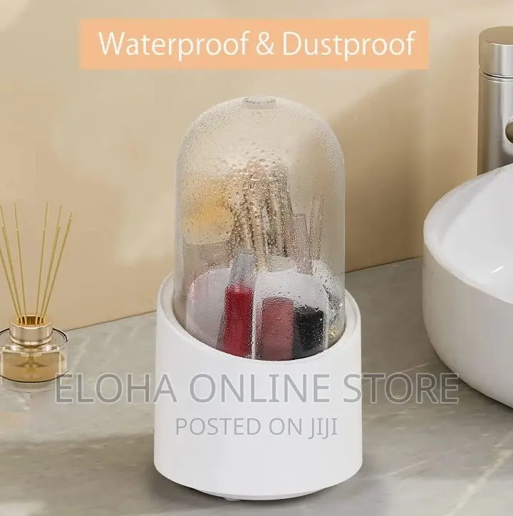 Rotation Dustproof Make-Up Brush Holder