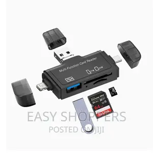 SD Card Reader, 7 in 1 Portable OTG USB 3.0 Dual Slot Flash