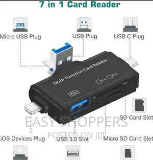 7 in 1 Multifunction Adapter Card Reader