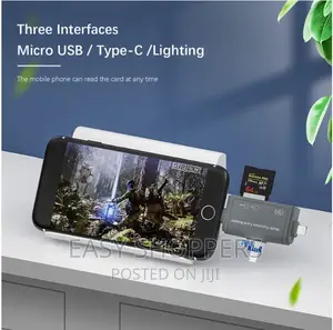 Portable OTG USB 3.0 Card Reader USB C Supports TF Card