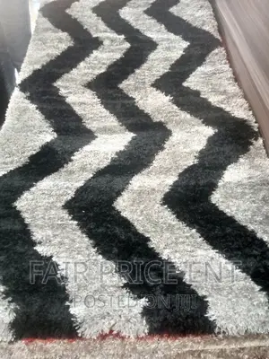 Vip Original Shaggy Bedsides Carpet.1x1.5metres.( Black)