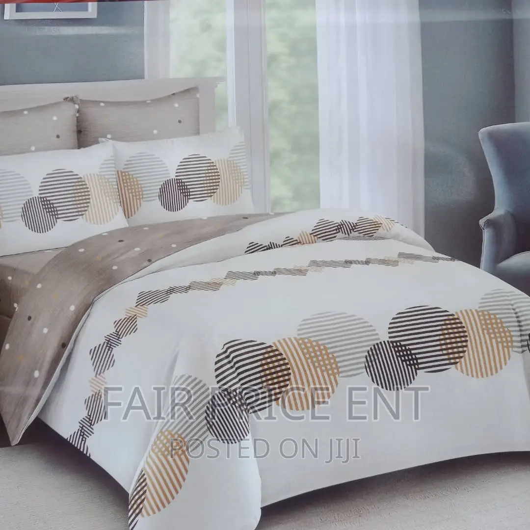Cotton Duvet Cover Set of 4pcs.5x6.(Orange)