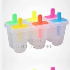 6pcs Ice Pop Maker Mould Tray.