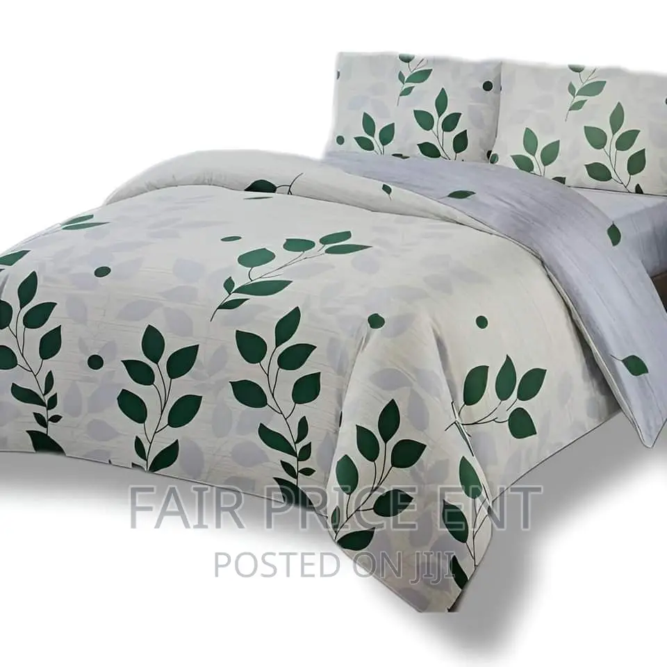 Vip Cotton Duvet Cover Set of 4pcs.5x6.( White)