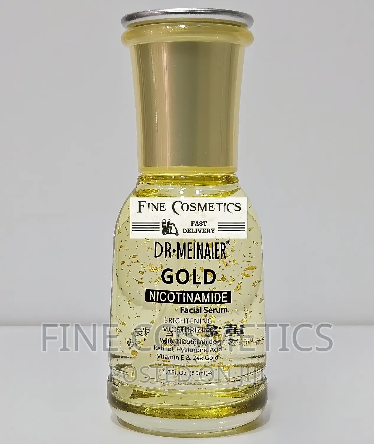  Gold Nicotinamide Facial Serum With Retinol + Vitamin E