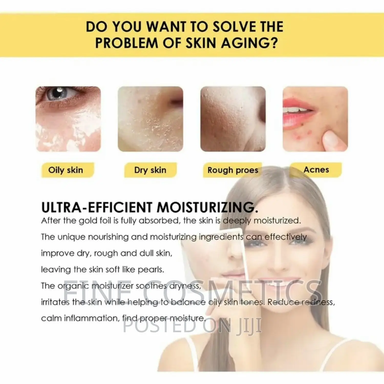  Gold Nicotinamide Facial Serum With Retinol + Vitamin E