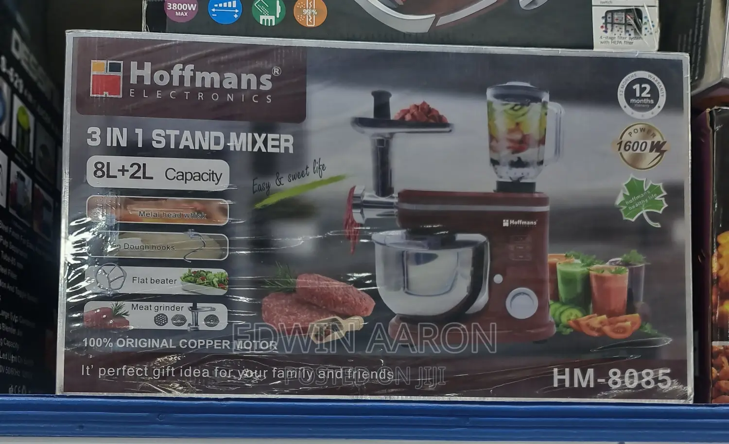 Hoffmans Stand Mixer 8L