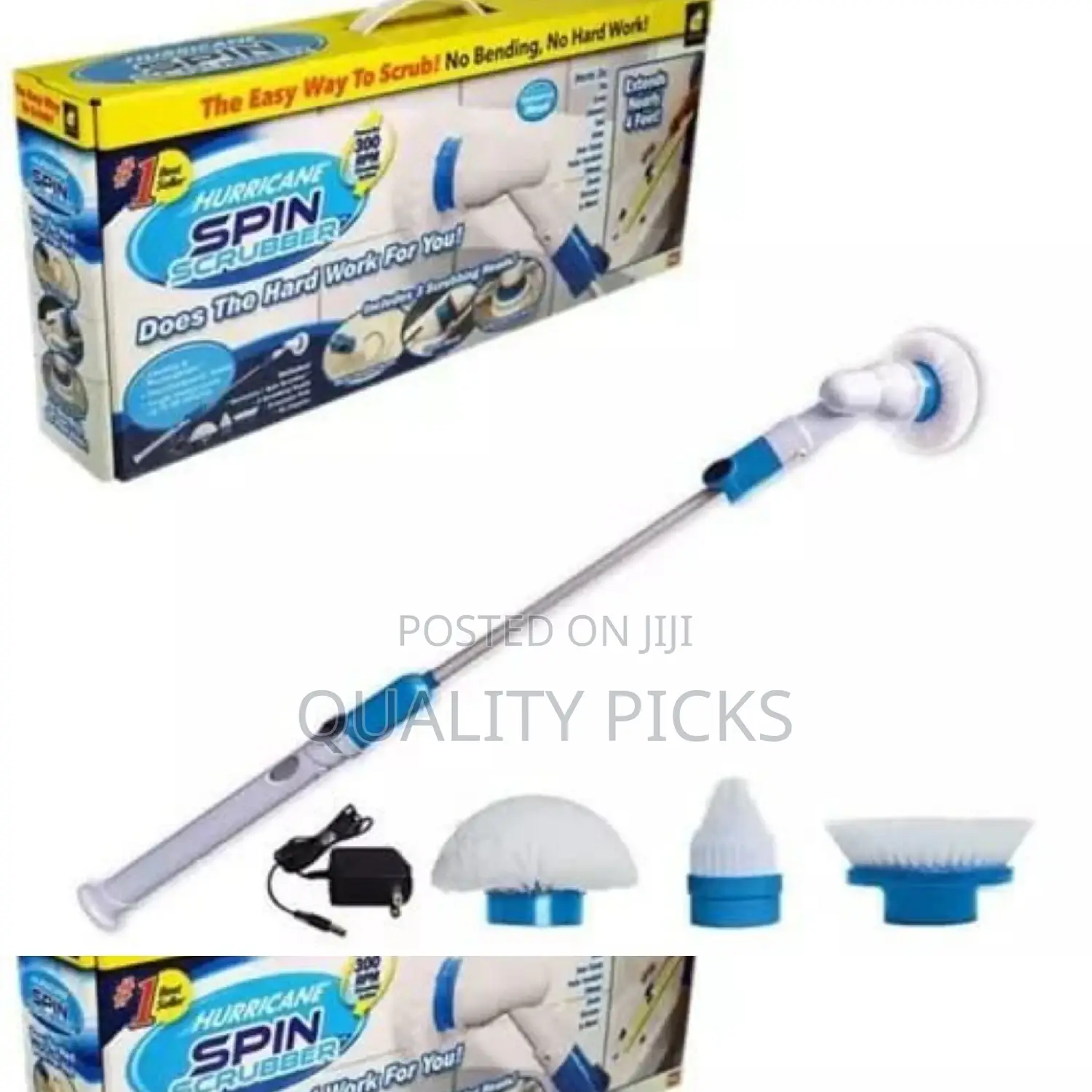 Cleaner Spin Scrubber