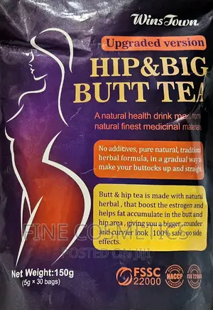 HIP and BIG BUTT ENLARGEMENT TEA Natural Safe Drinking Diet