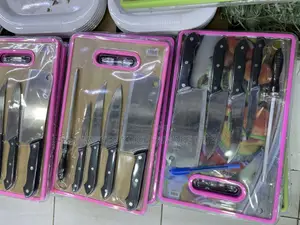 Chopping Board Set With Knives