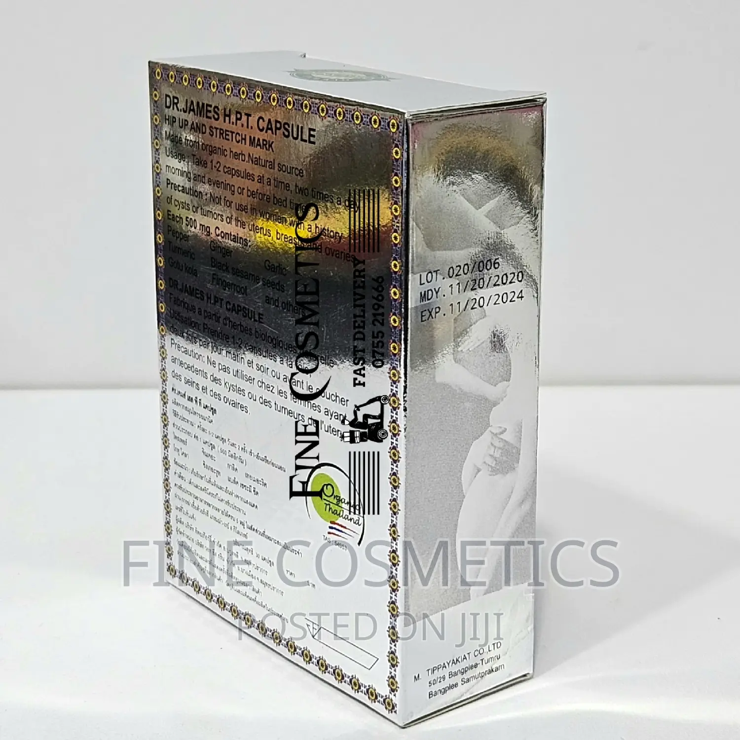 Dr James Hip Up and Stretch Marks Remover H.T.P Capsules. 30