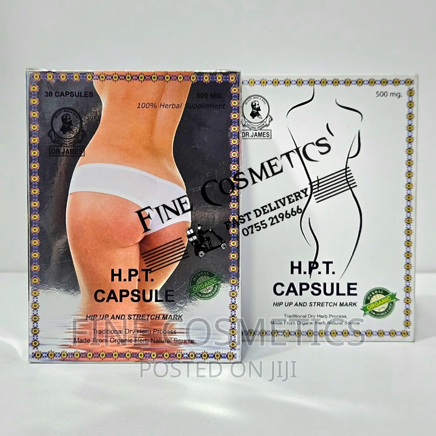Dr James Hip Up and Stretch Marks Remover H.T.P Capsules. 30