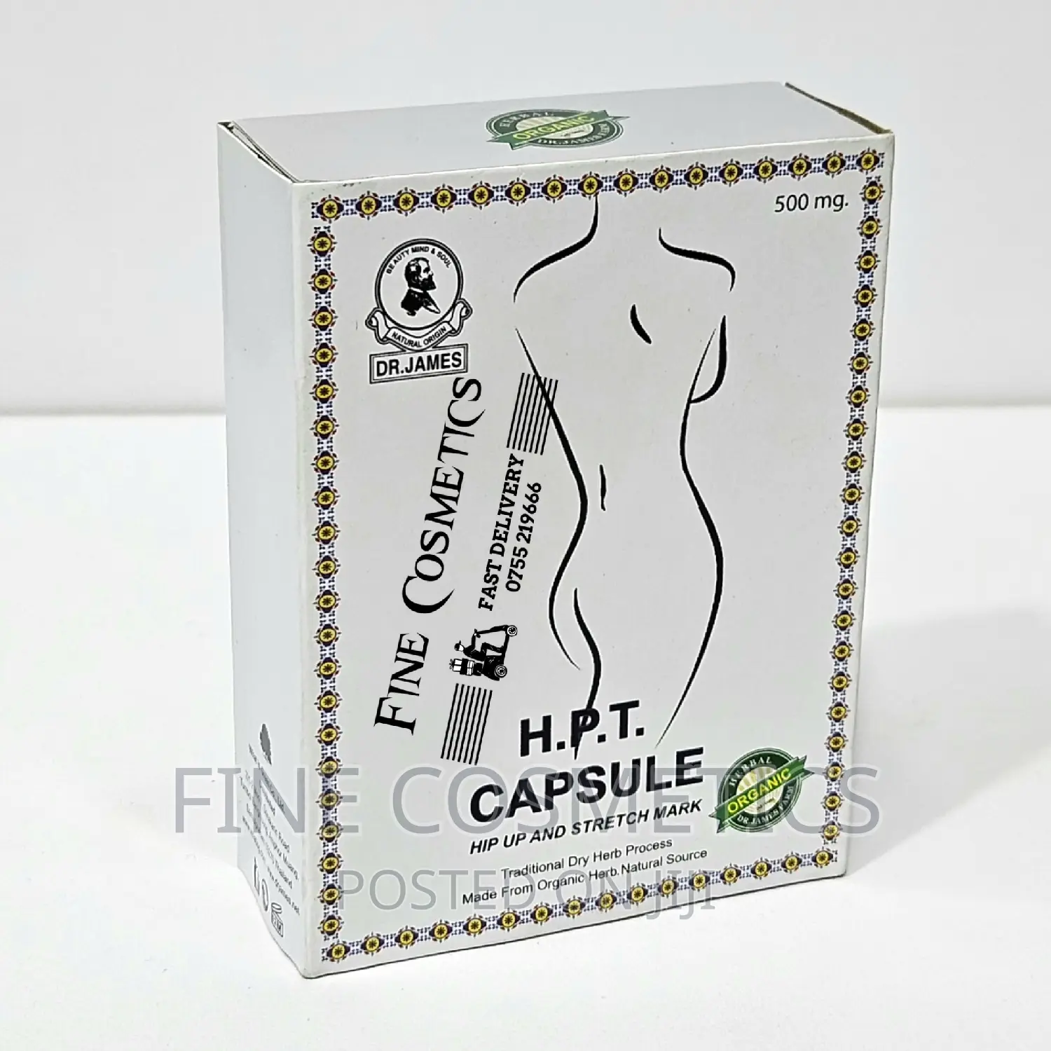 Dr James Hip Up and Stretch Marks Remover H.T.P Capsules. 30