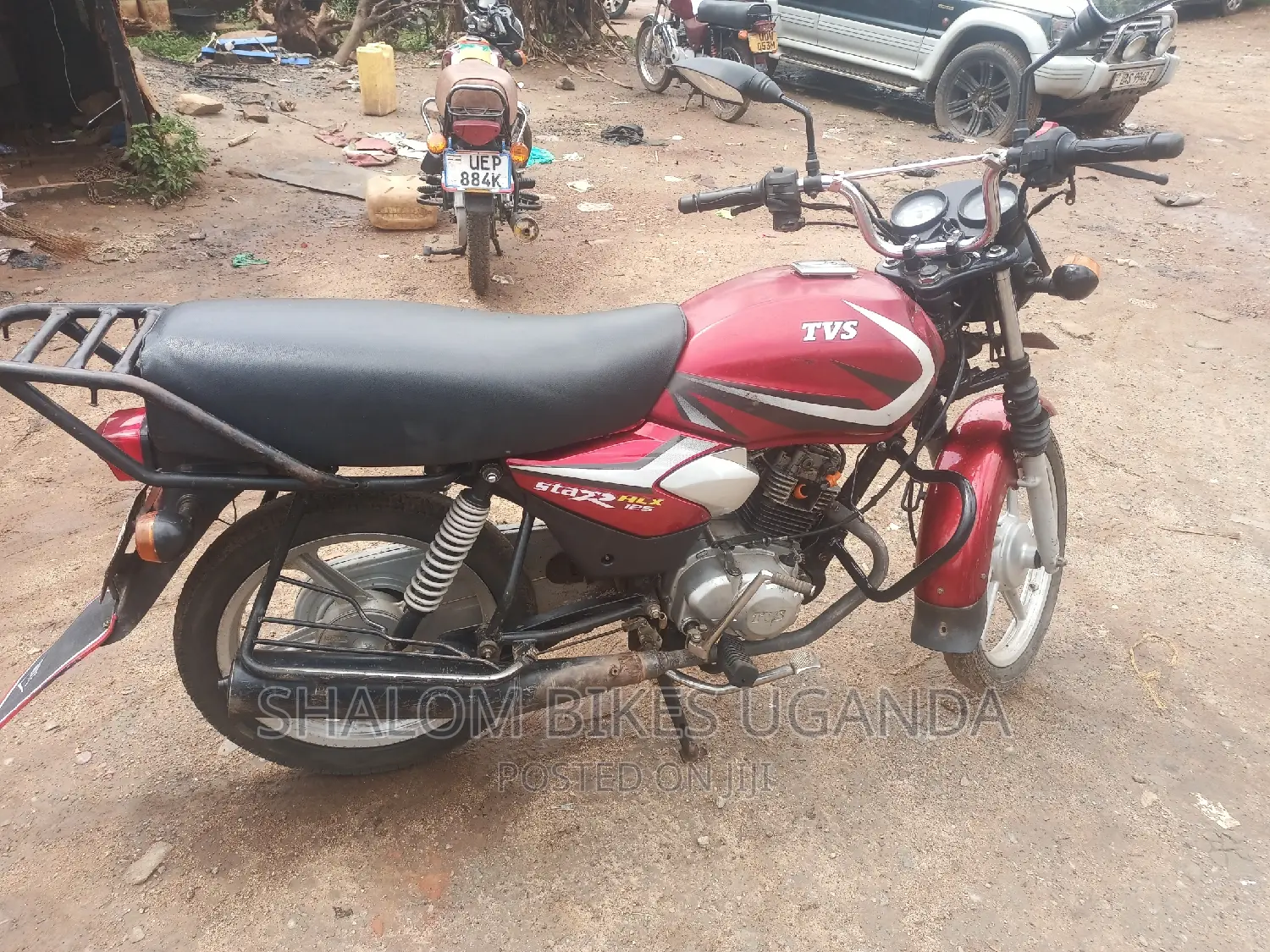 TVS HLX 125 2023 Red