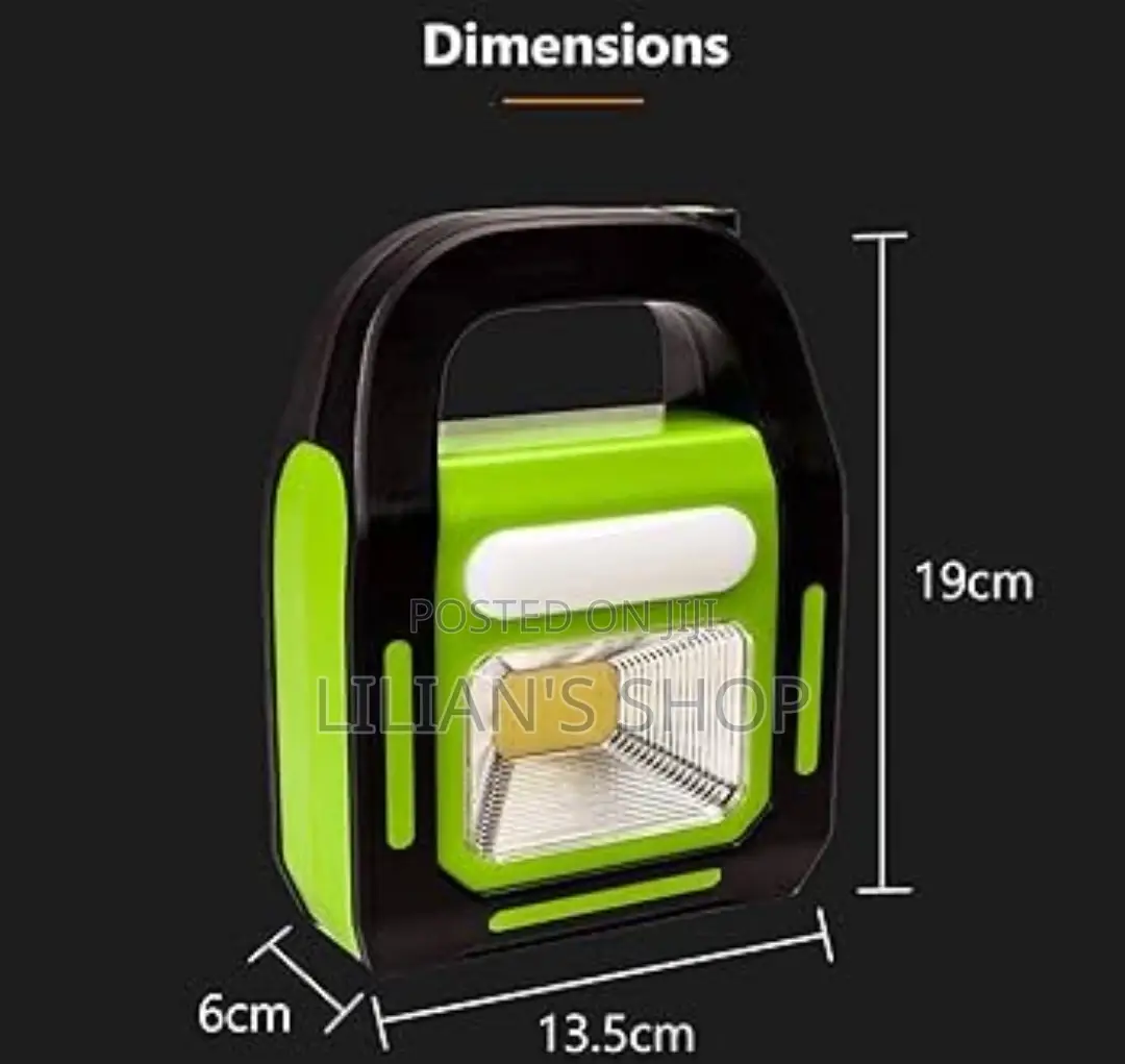 3 In 1 Rechargeable Solar Work Light