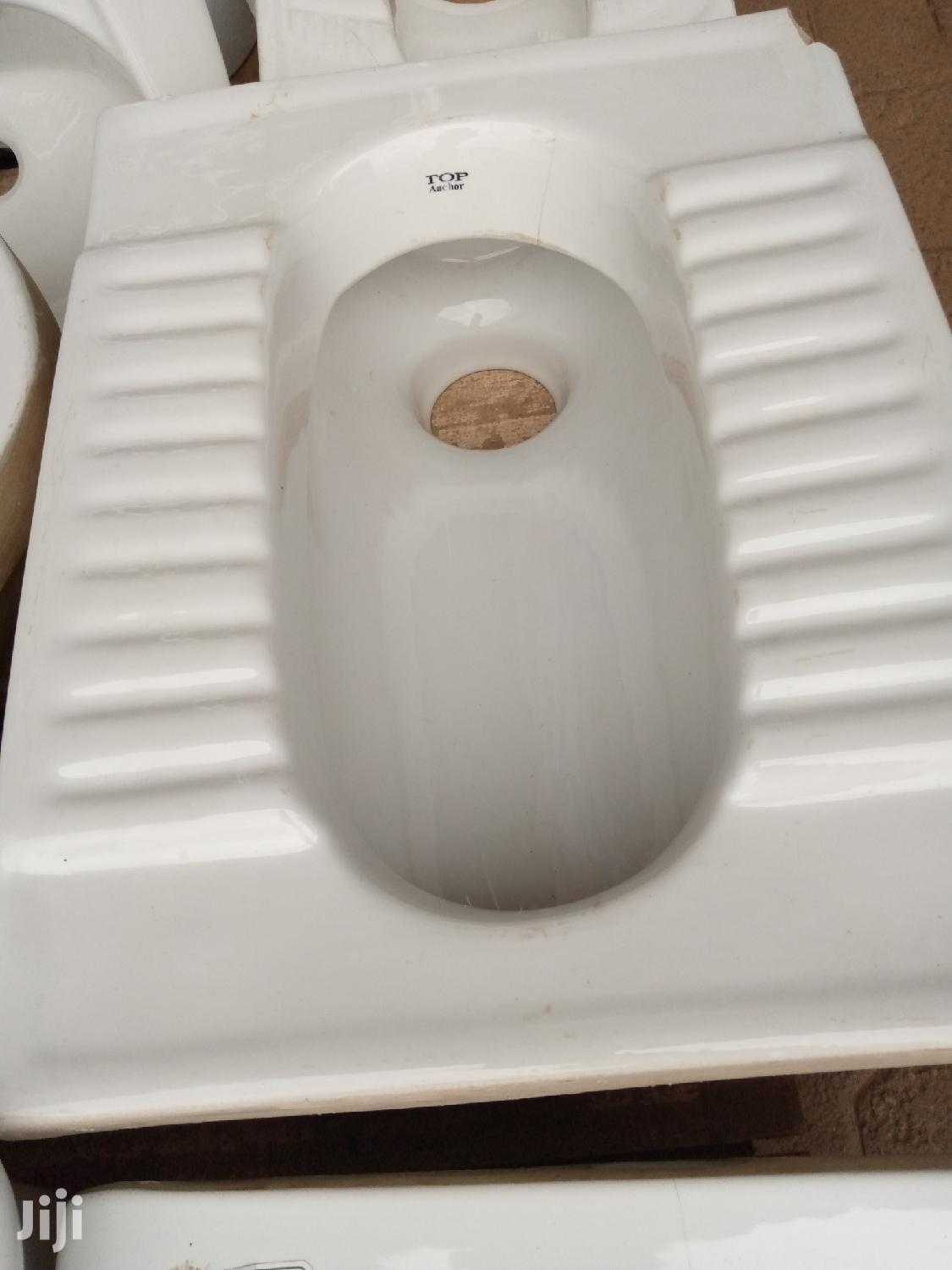 Squatting Pan Toilet in Kampala Plumbing & Water Supply, Makabo