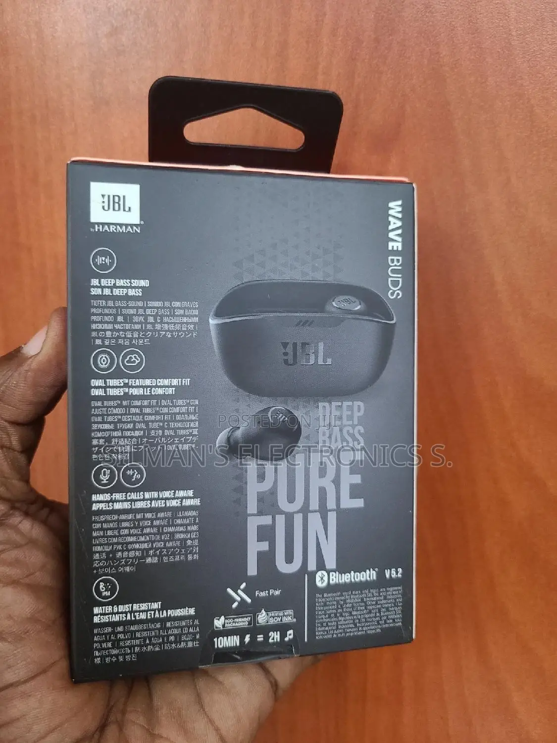 JBL Wave Buds Black