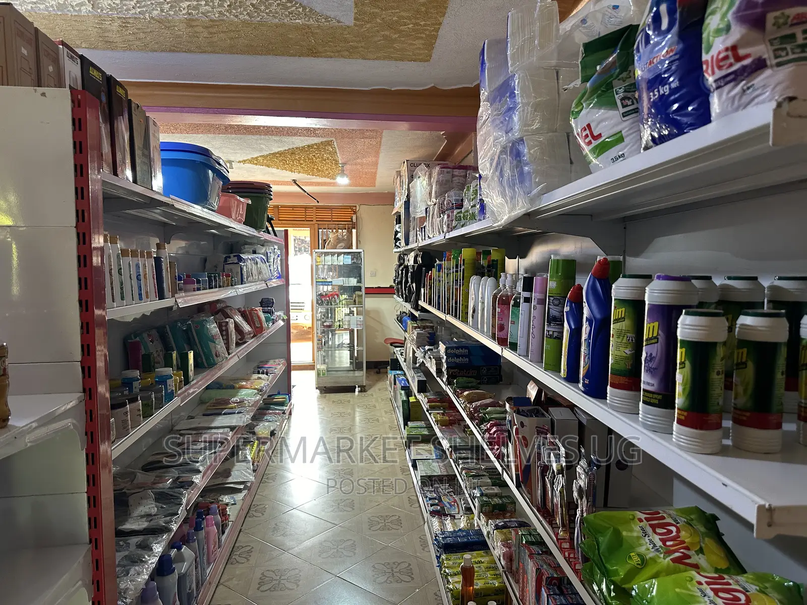 Supermarket Fully Set Up With Shelves in Kira Bulindo
