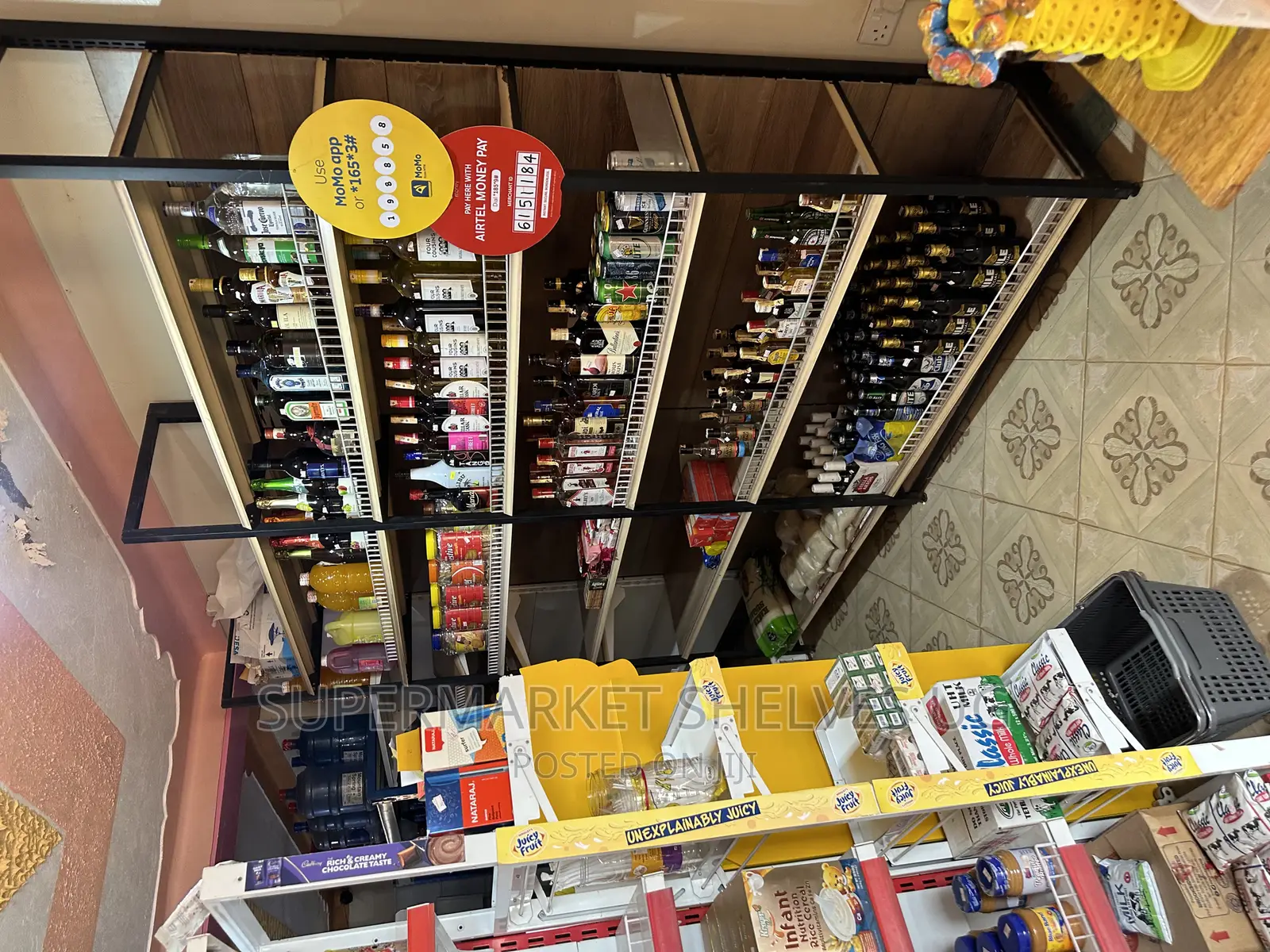 Supermarket Fully Set Up With Shelves in Kira Bulindo