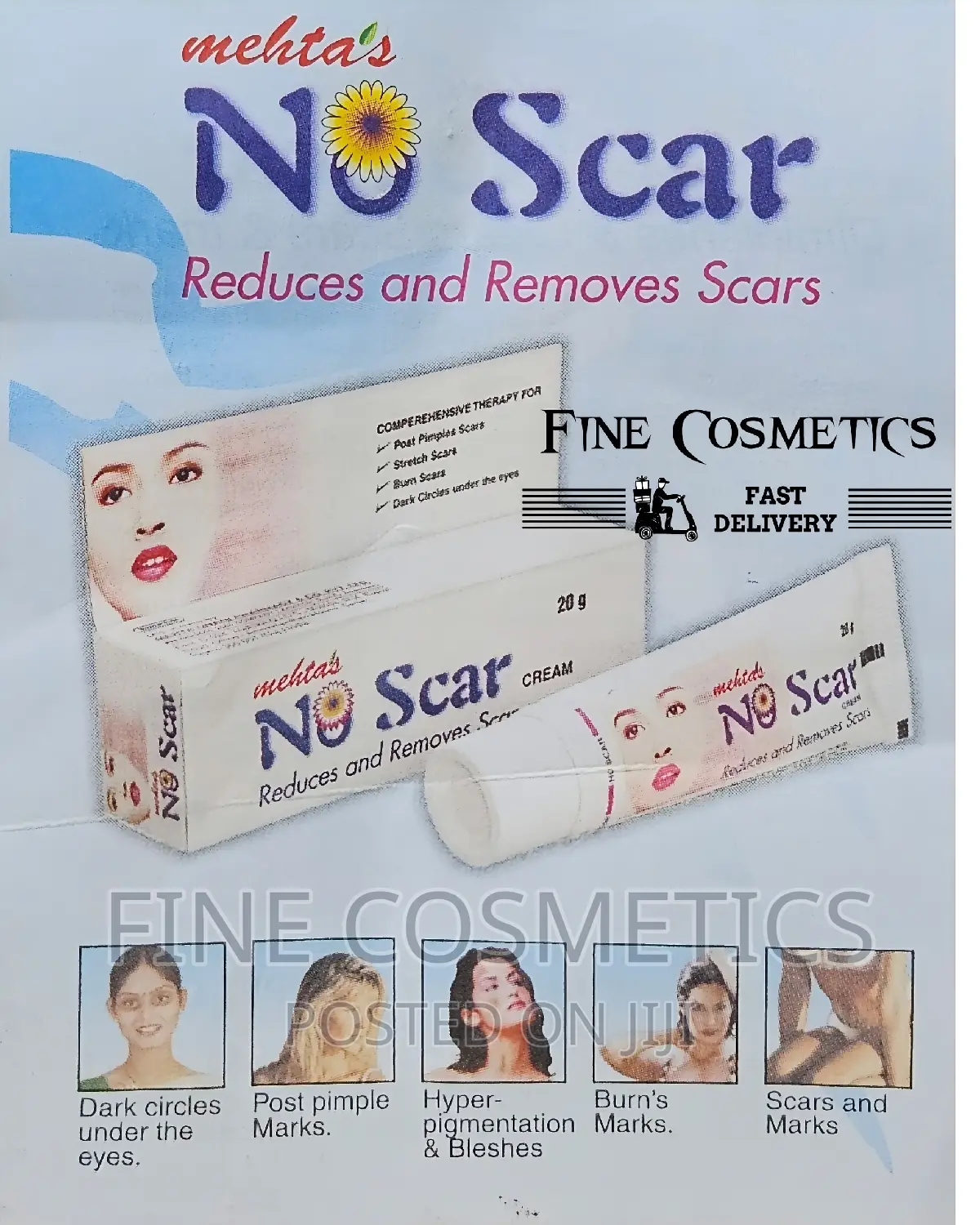 NO SCAR CREAM |Doctors Recommended Scar Remover + Darkcircle
