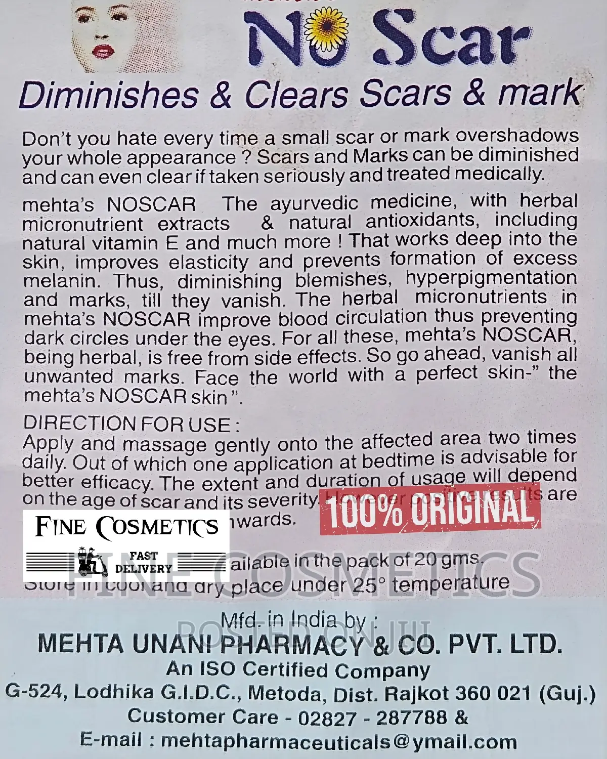 NO SCAR CREAM |Doctors Recommended Scar Remover + Darkcircle