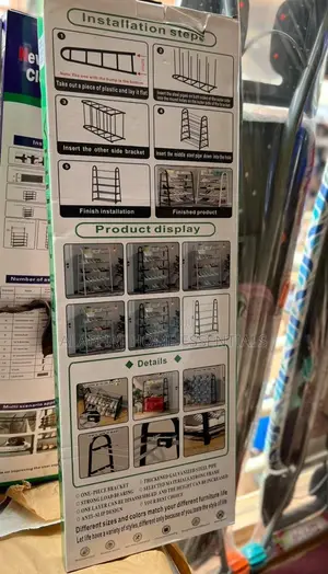 5 Tier U-Shaped Shoe Rack