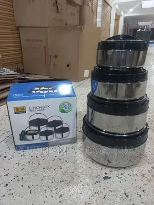 Jinhui "5pcs" Lunch Box Set \\ 1.0L, 2.0L, 4.0L, 6.0L, 10L