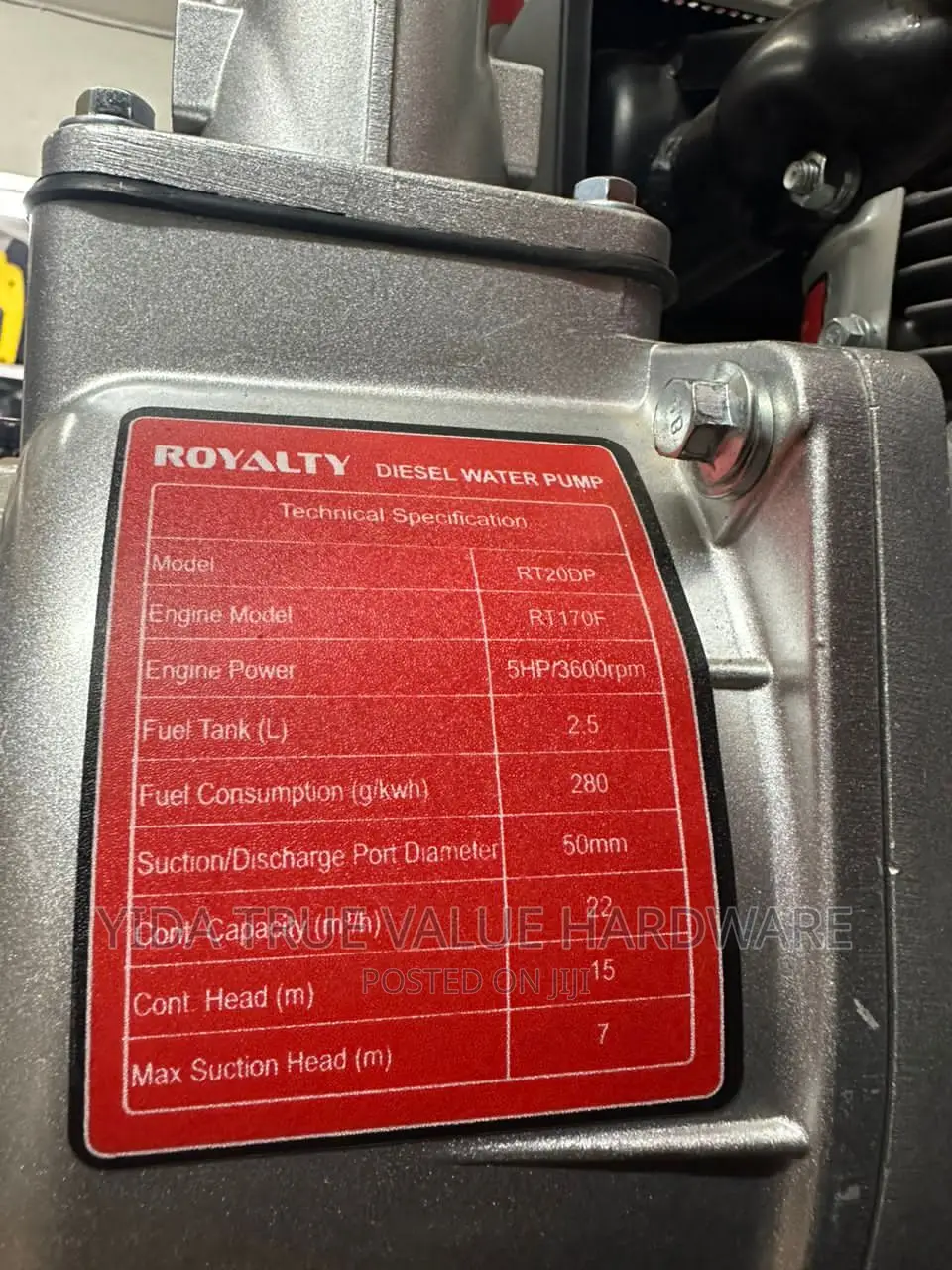Diesel Water Pump 2ich Royalty Japan