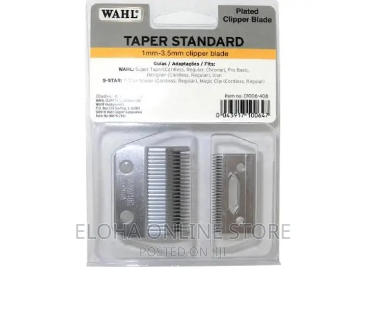 Original Wahl Super Taper Replacement Blade Set