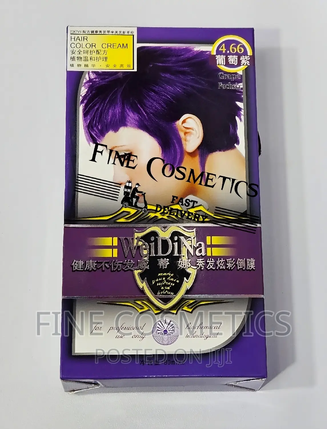 Magic Power Purple Hair Color Long Lasting Fade Resistant