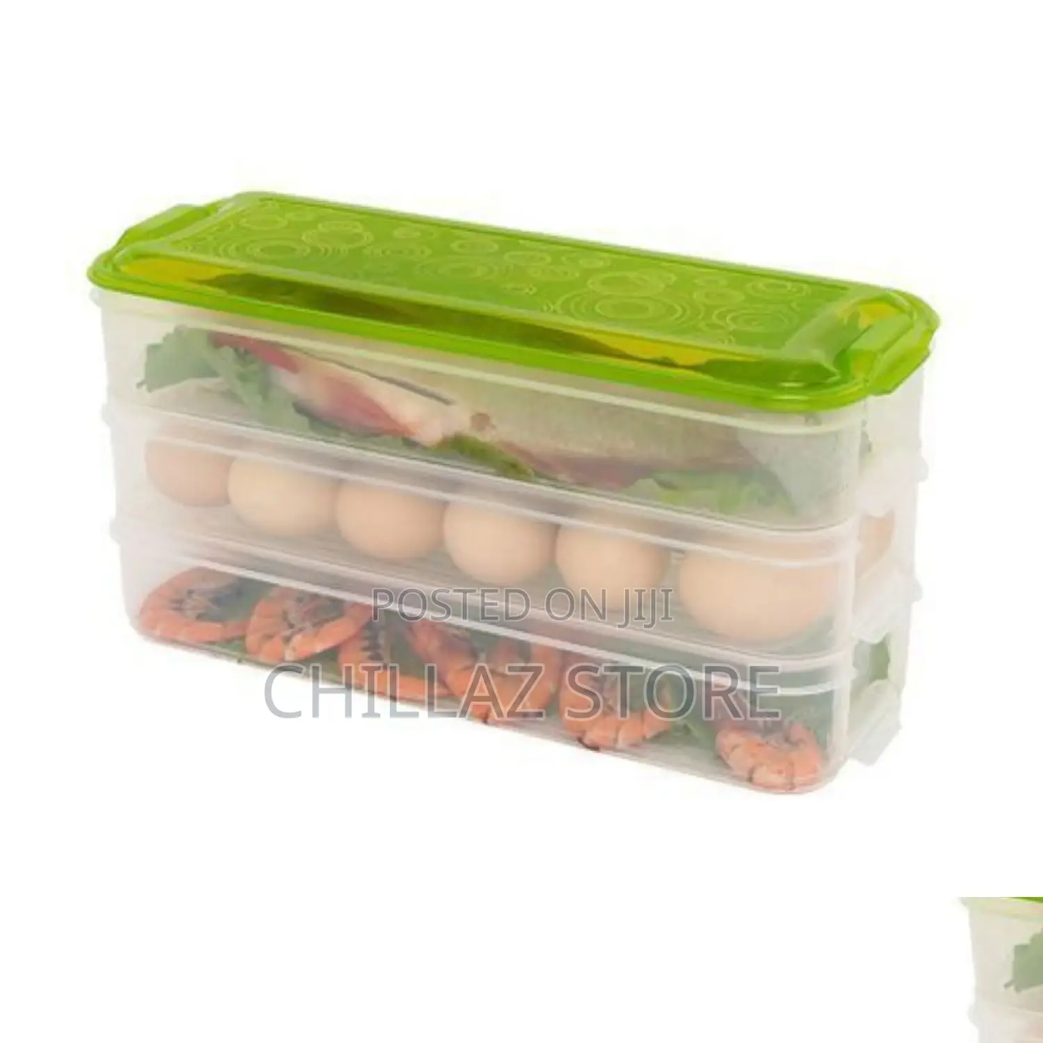 Transparent Fridge Containers.