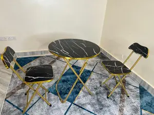 Foldable Table With 2 Chairs