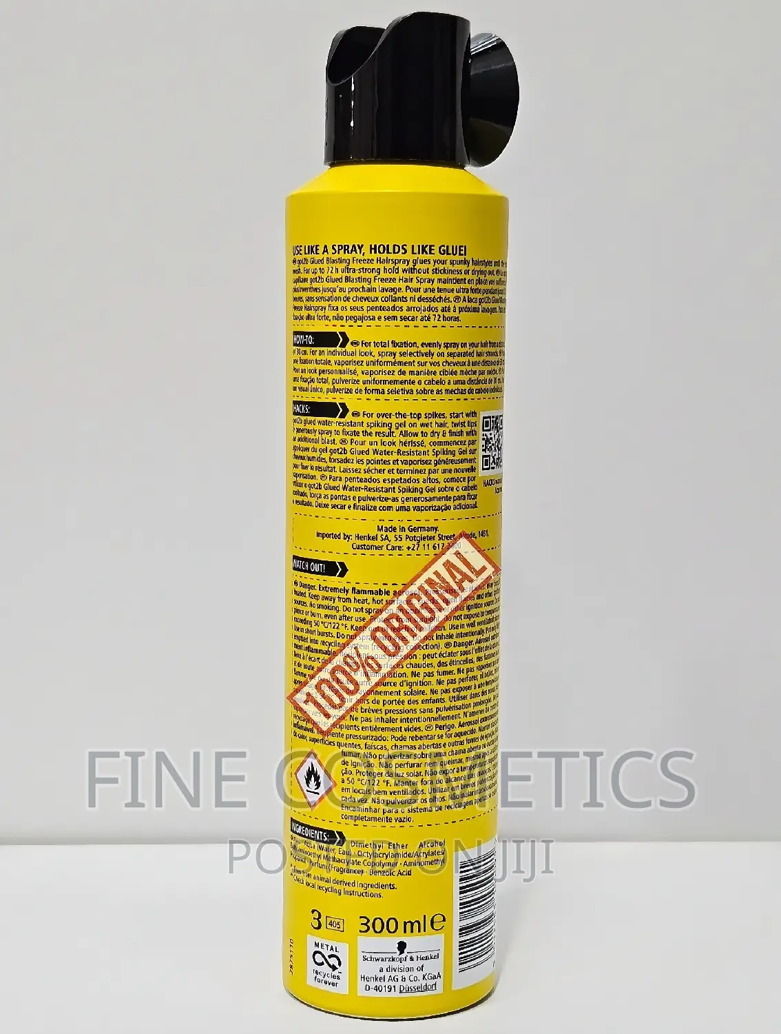 Got2b Glued Hair Spray Blasting Freeze Strong Hold Hairspray