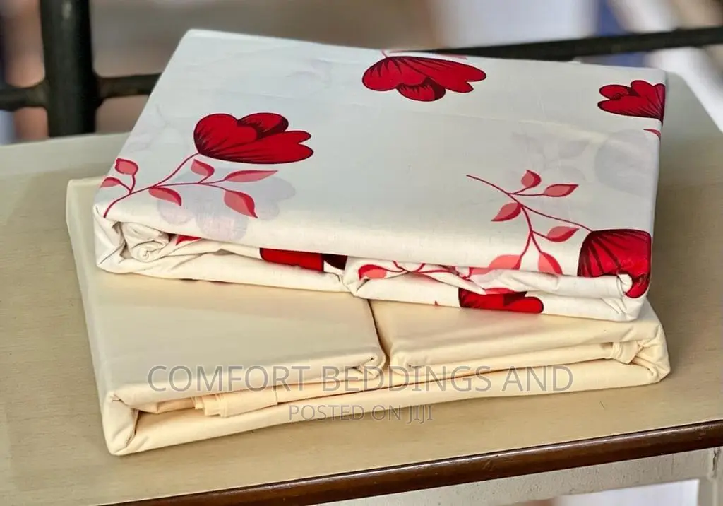 Mix and Match Cotton Bedsheets 6*6 Cream