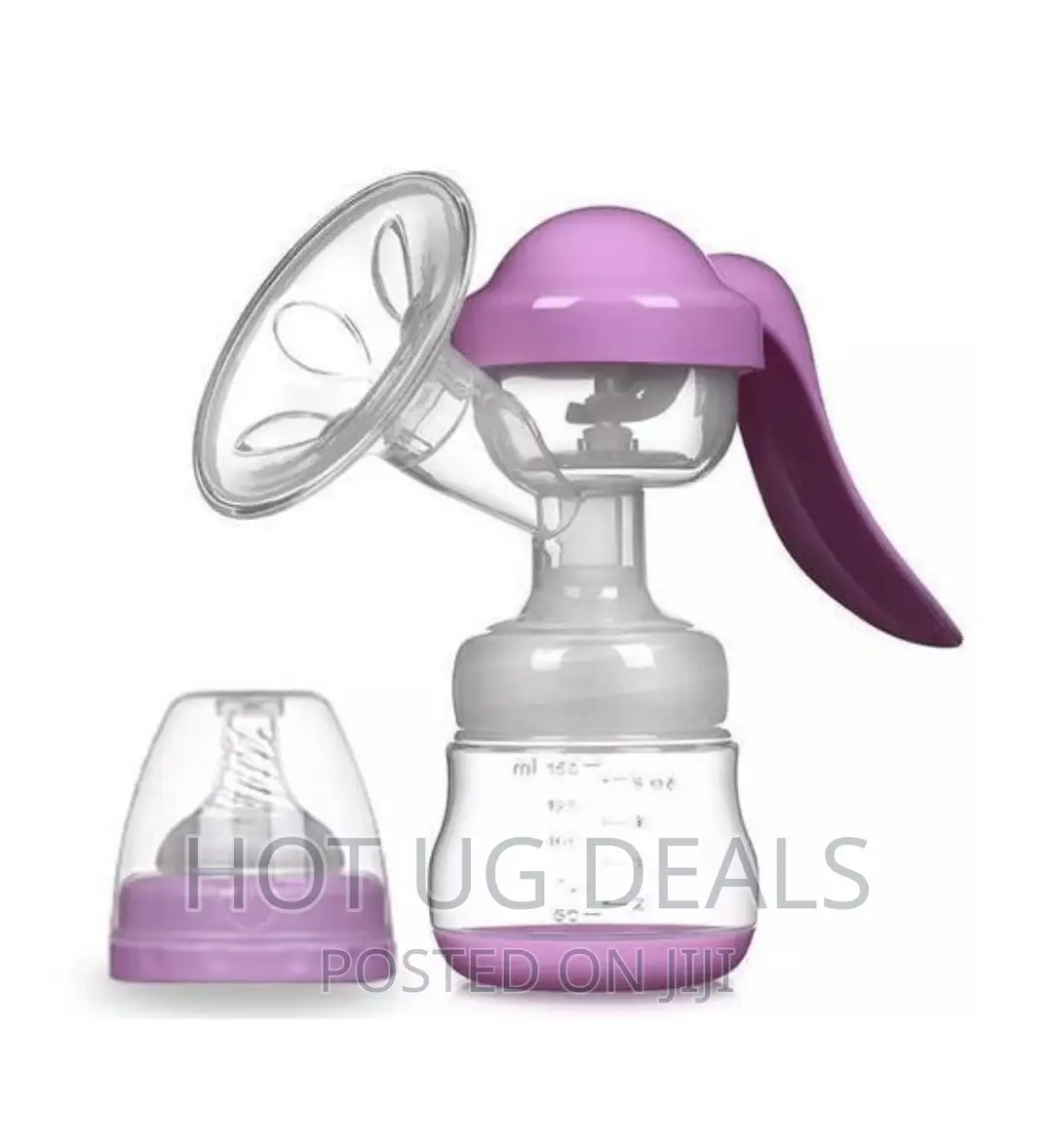 Manual Breast Pump Milk - Purple, White