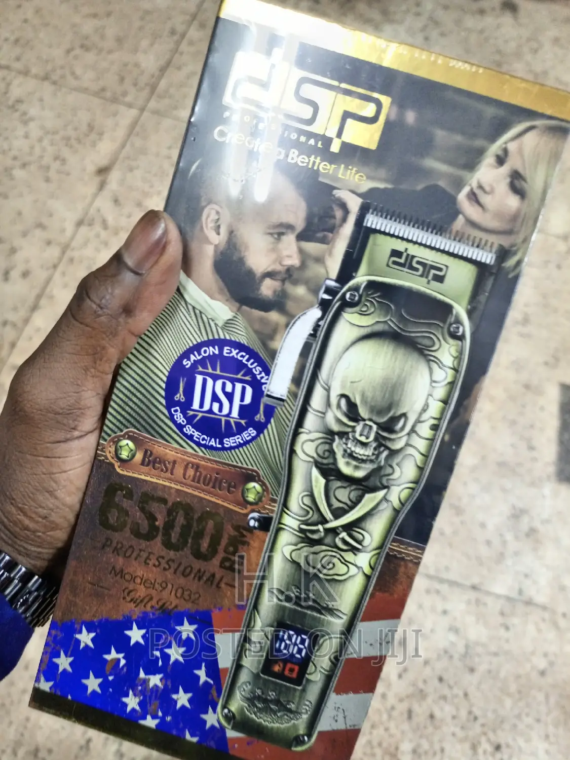 Skull Professional Rechargeable Hair Clipper