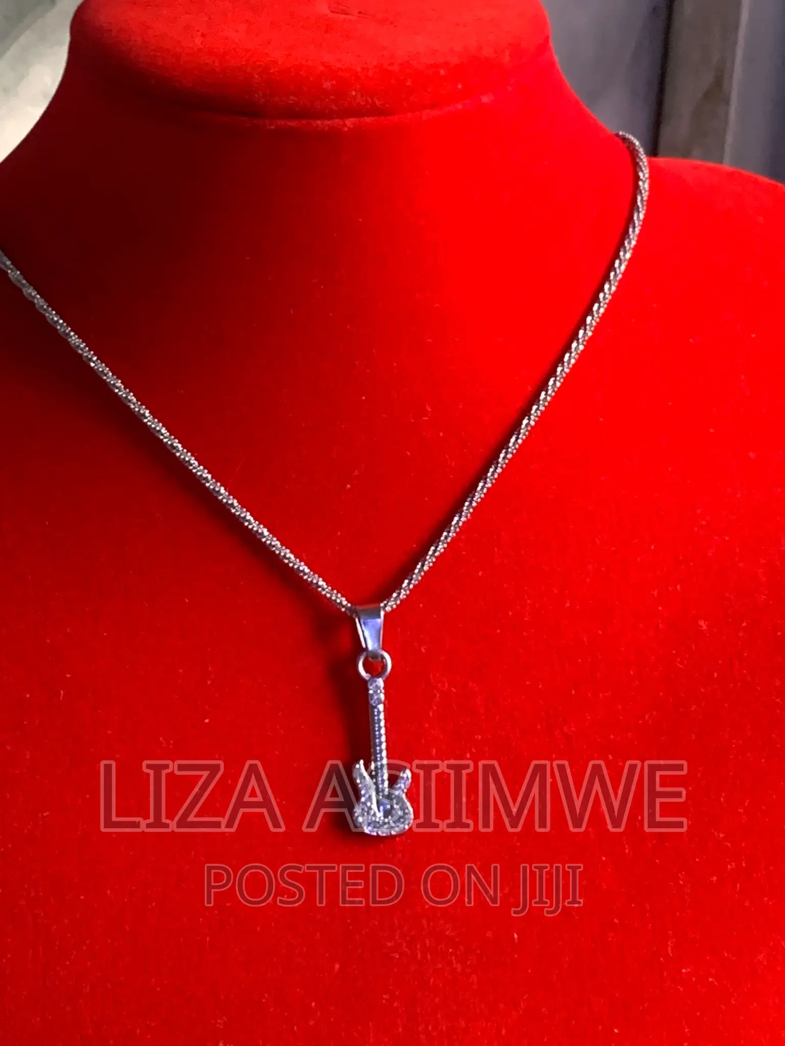Simple Necklaces Available With a Guitar Pendant