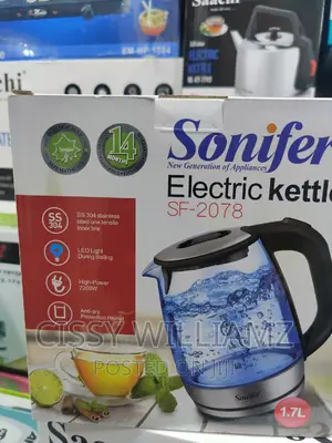 Sonifer Glass Kettle/Electric Glass Kettle1.7l Glass Kettle