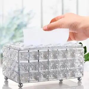 Luxury Glass Tissue Box