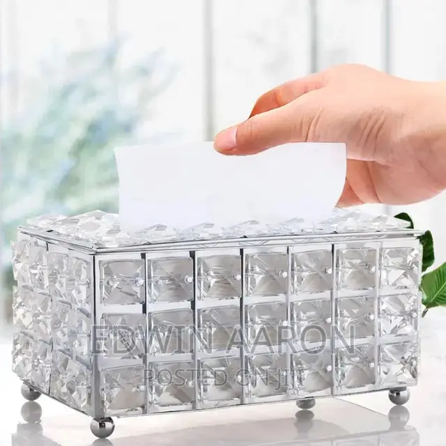 Luxury Glass Tissue Box