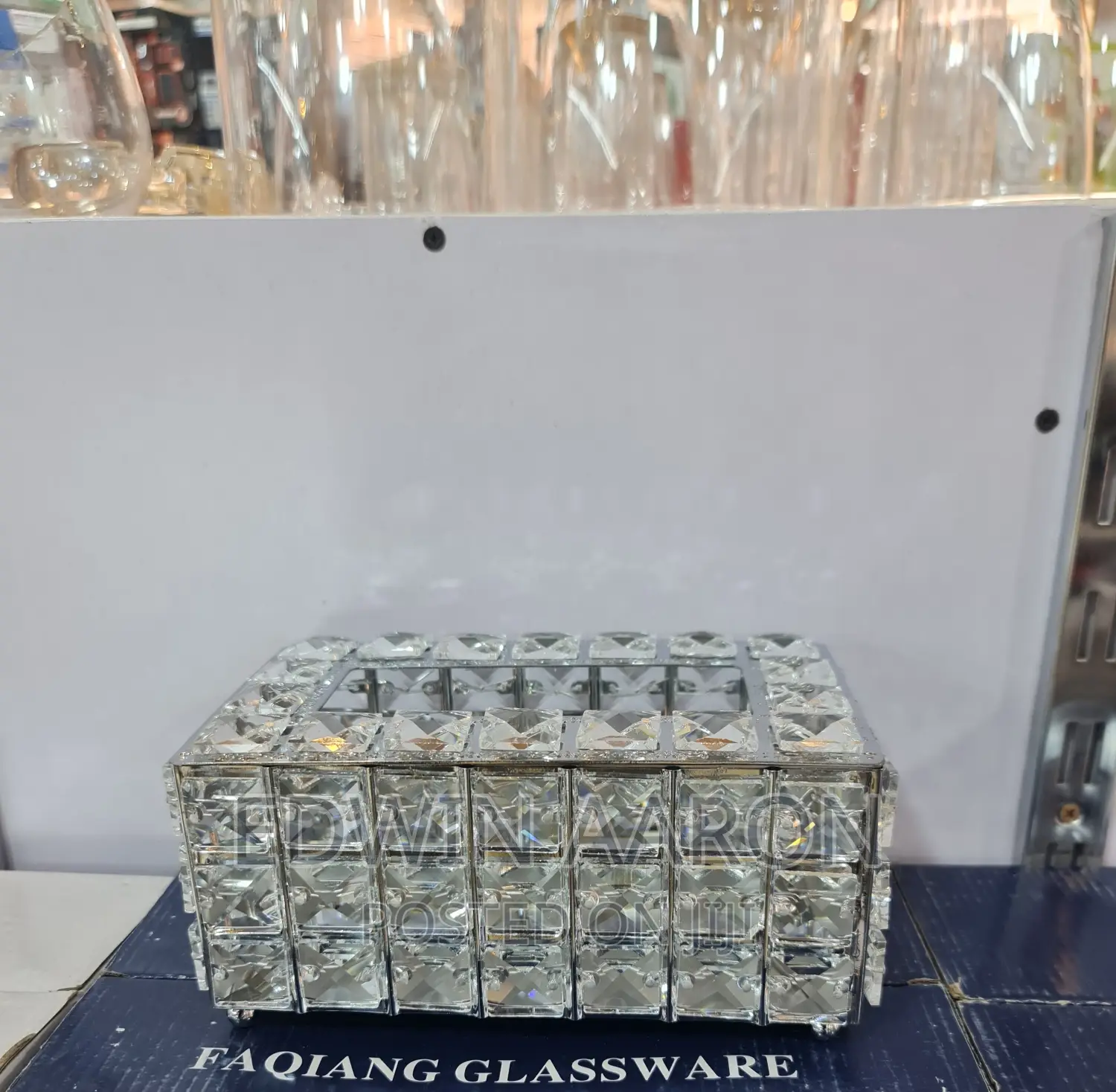 Luxury Glass Tissue Box