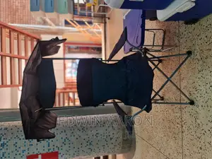 Foldable Camping Chair With Shade Cap