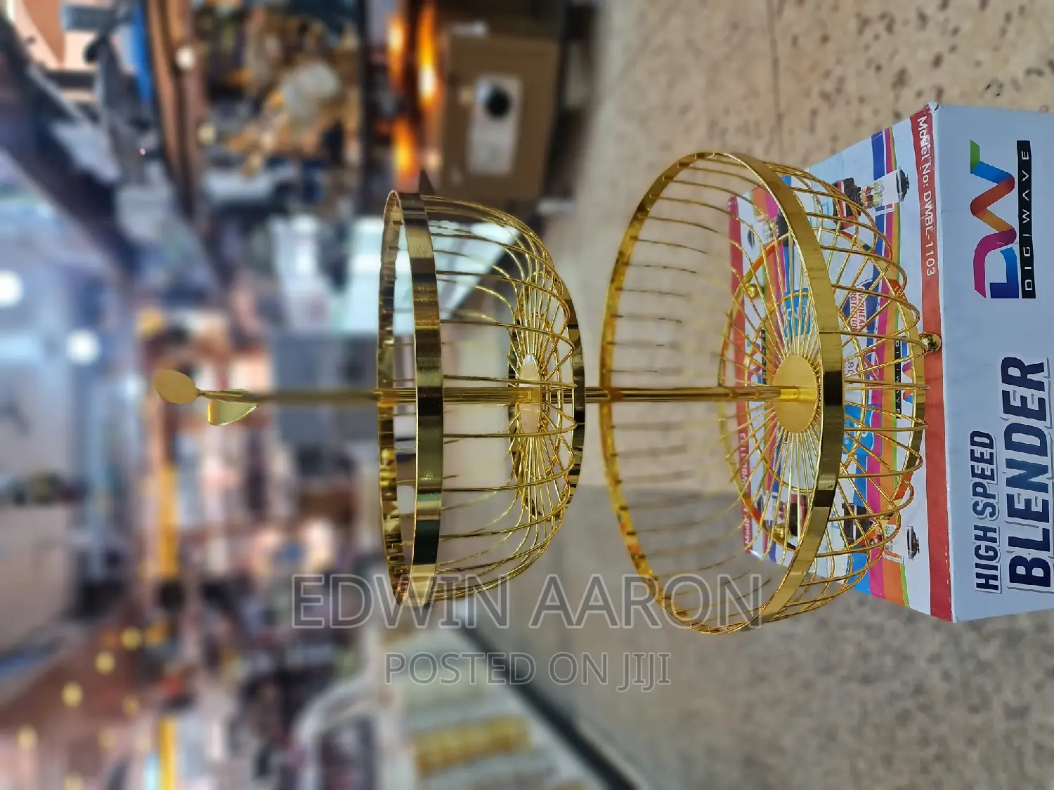 2 Tier Golden Fruit Basket