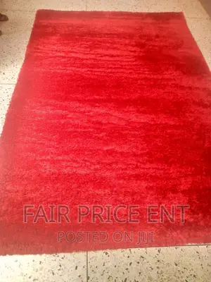 Heavy Wool Shaggy Ruger Carpet.1.5x2metres.( Red)