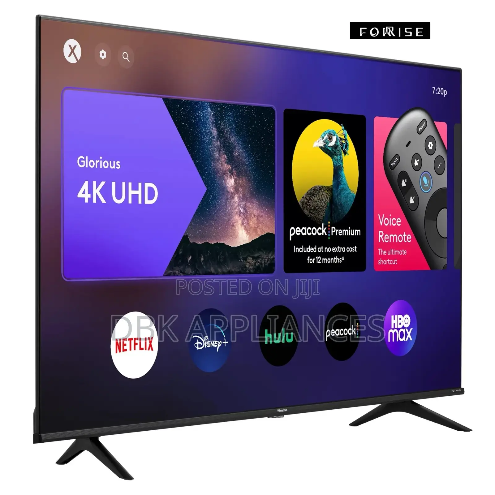 Hisense 50-Inch Ultra HD Smart TV With Warranty