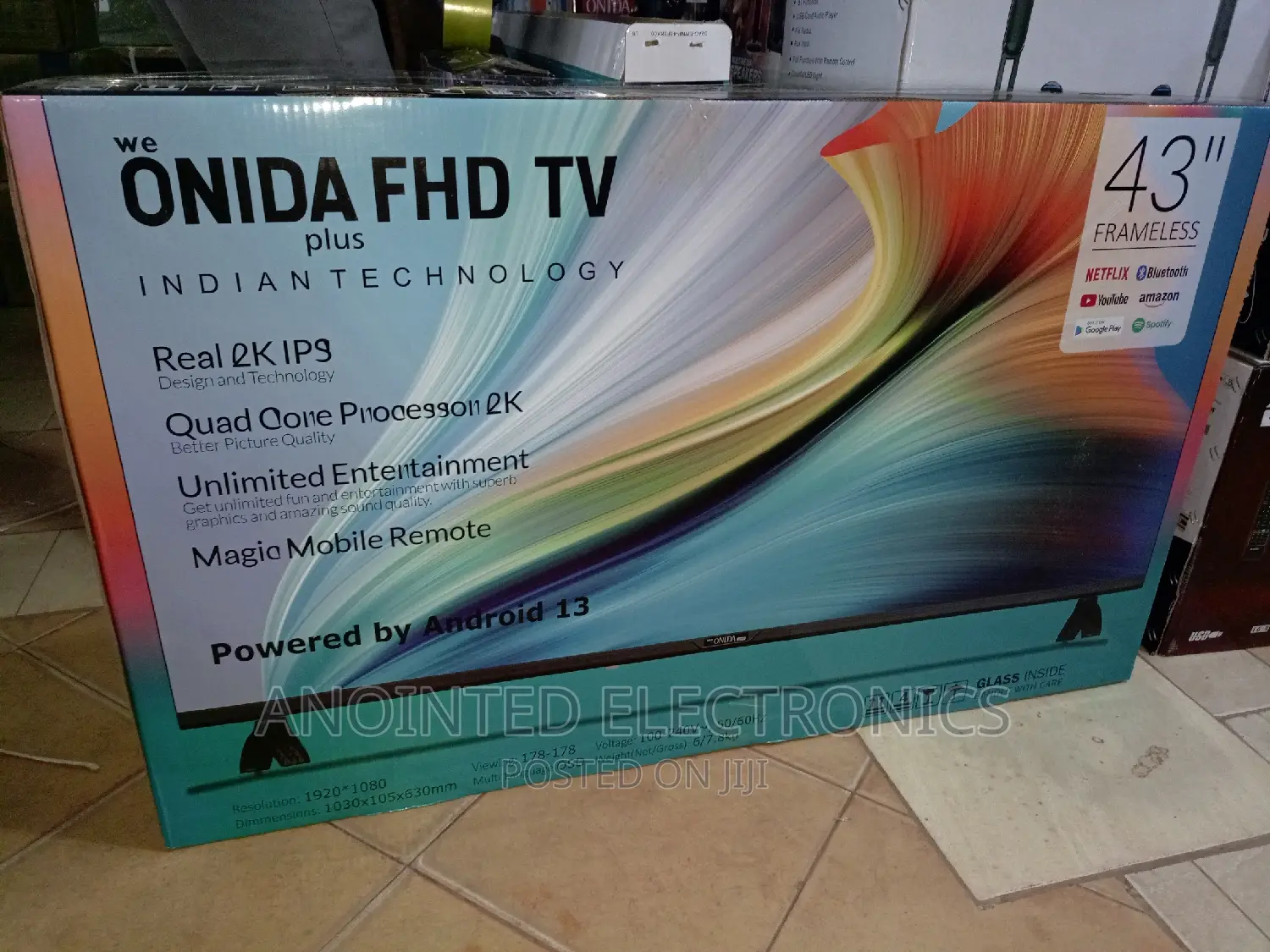 Ondida Flameless 43" Smart