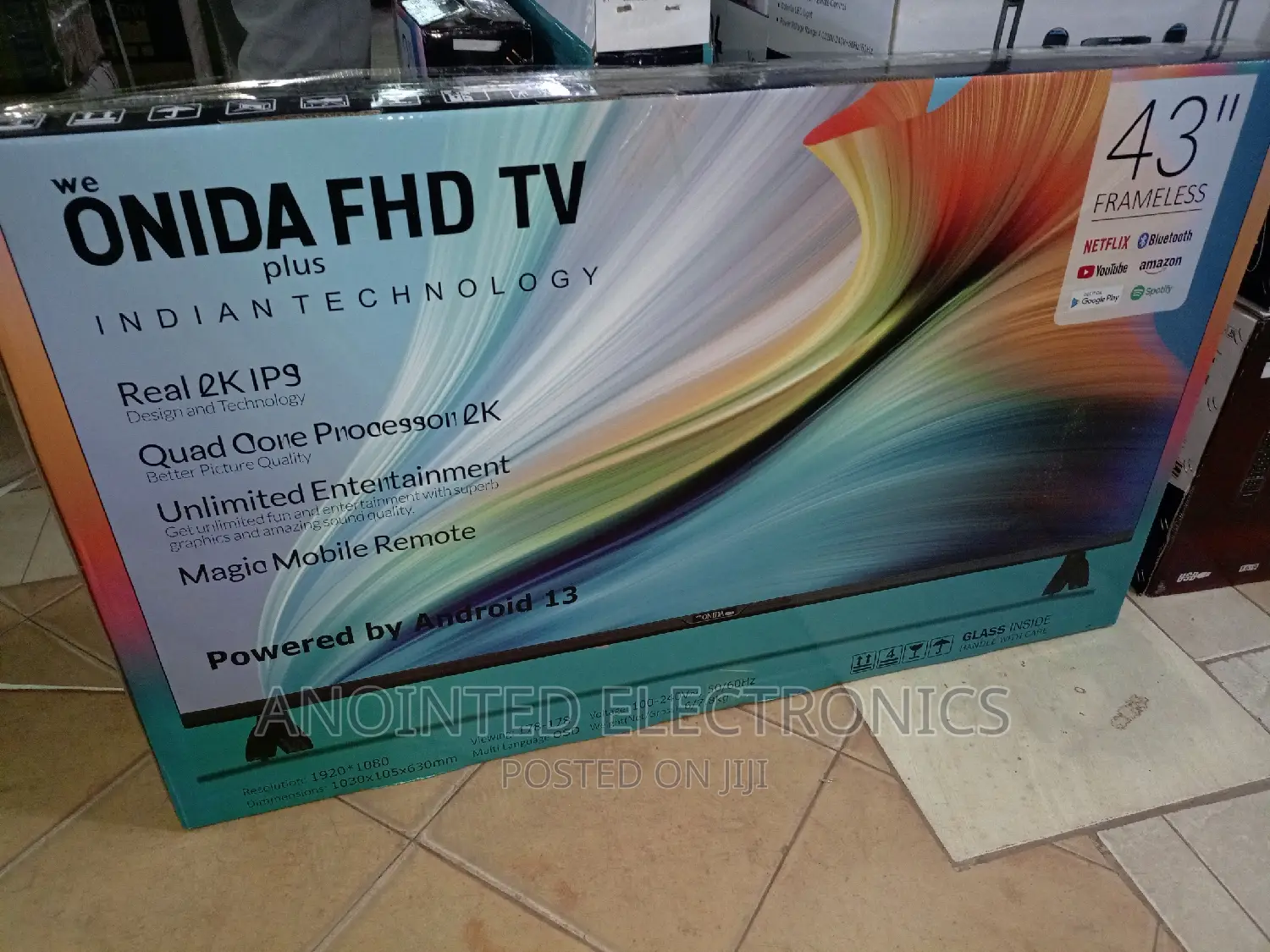 Ondida Flameless 43" Smart